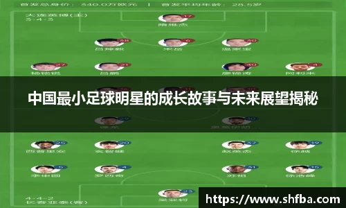 中国最小足球明星的成长故事与未来展望揭秘